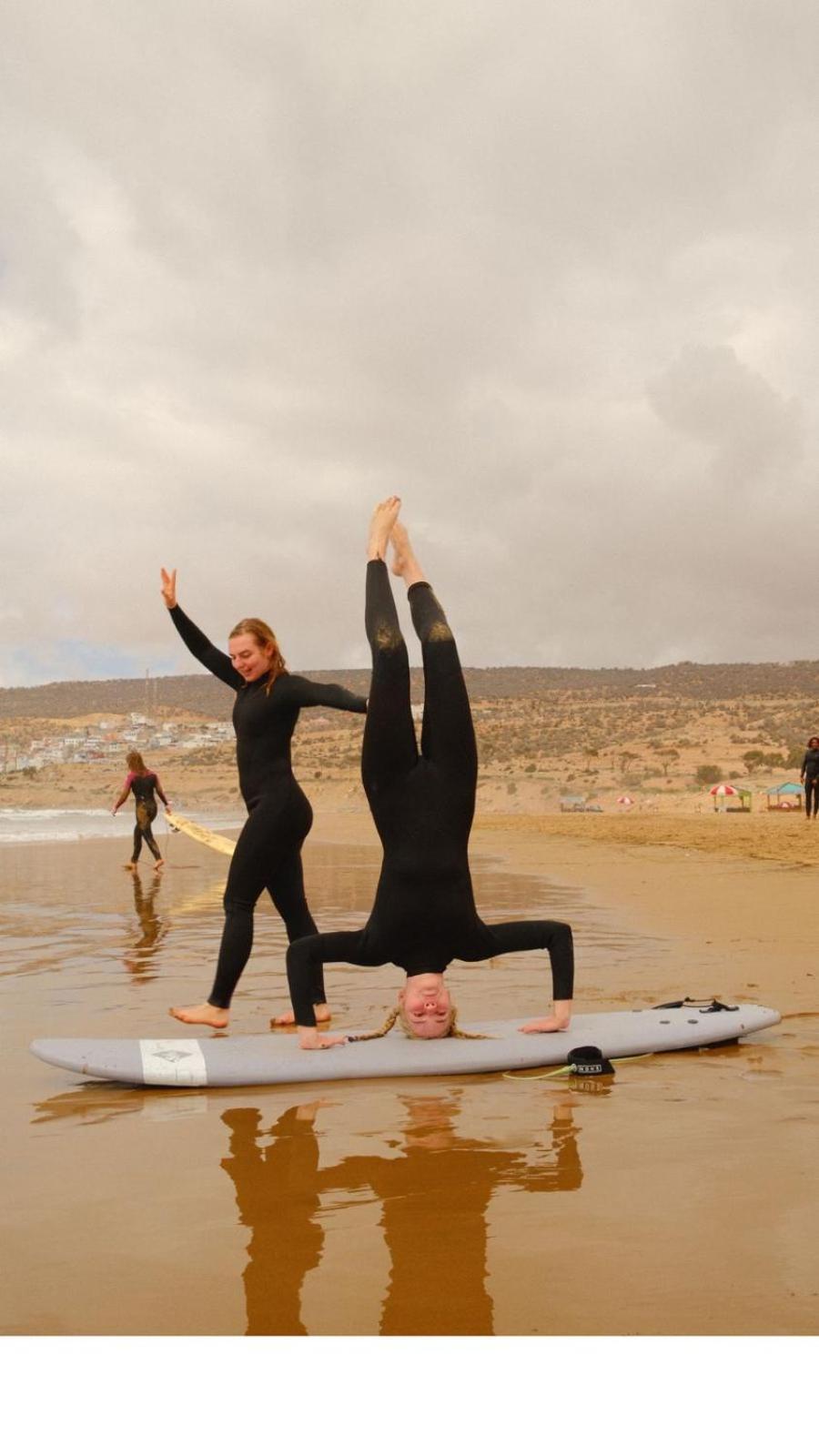 Sable Beach Surf Camp Tamraght Eksteriør bilde